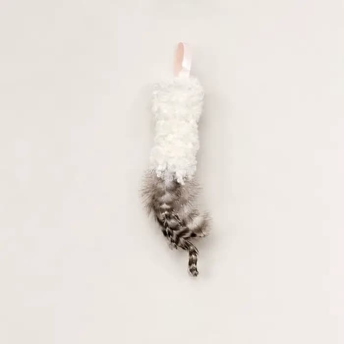 Jouets amusants pour chats en laine et plumes, plumes interactives, jouets à mâcher résistants aux m
