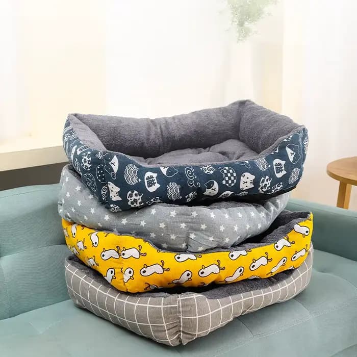 Tapis de lit d'hiver pour animaux de compagnie, grand canapé-lit pour chien, nid chaud pour animaux