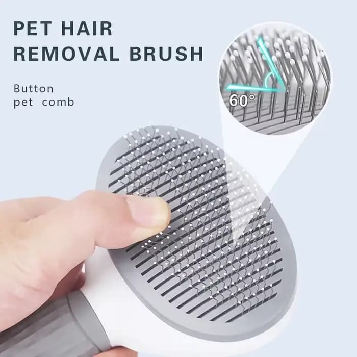 Brosse autonettoyante pour animaux de compagnie, peigne pour chiens et chats, accessoire de toiletta