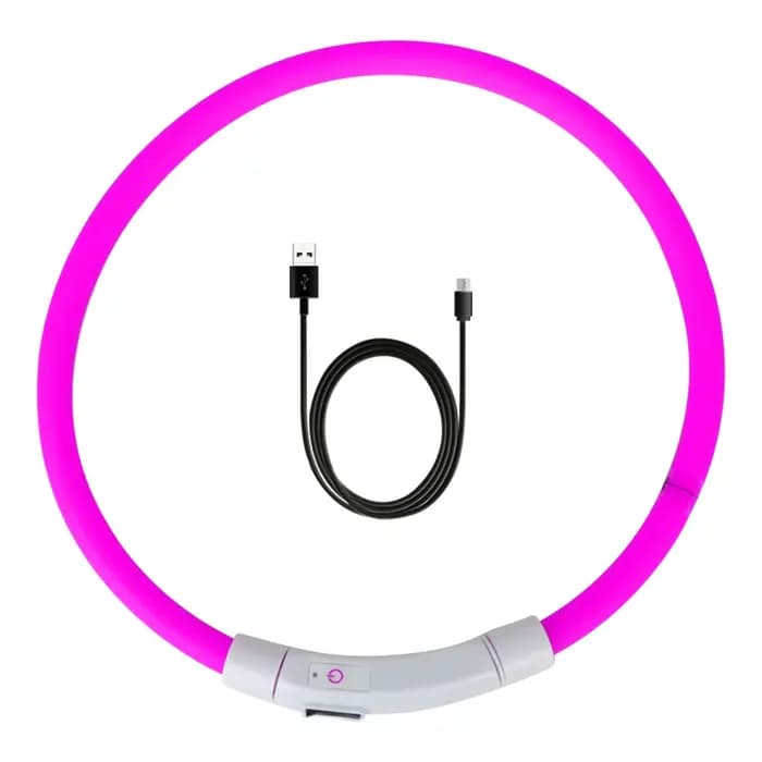 Collier lumineux clignotant de sécurité nocturne