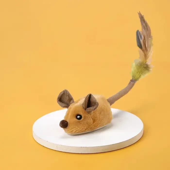 Souris de course intelligente pour chat, jouet interactif, mobile aléatoire, électrique, USB, Teaser, Simulation de souris, chaton, jouet en peluche auto-jeu