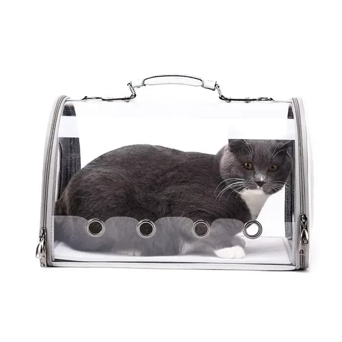 Nouveau transporteur pour animaux de compagnie Portable chiens chat Cage transparente sac à dos Transport sac à main respirant pour petits animaux chien chaton chiots