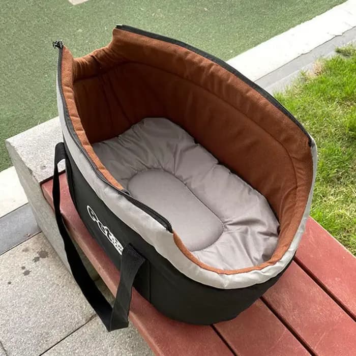 Sac pour animaux de compagnie, sac de transport intérieur en tissu réglable à côtés souples, fourre-