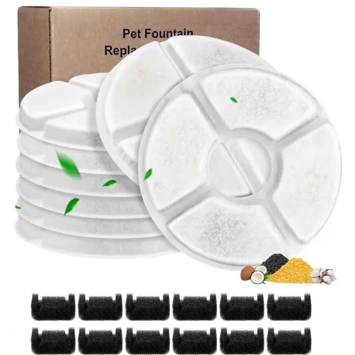 Remplacement de filtre de fontaine d'eau pour chat