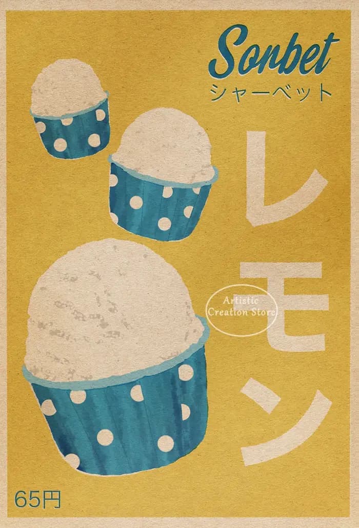 Affiche de peinture sur toile de chat porte-bonheur au lait japonais