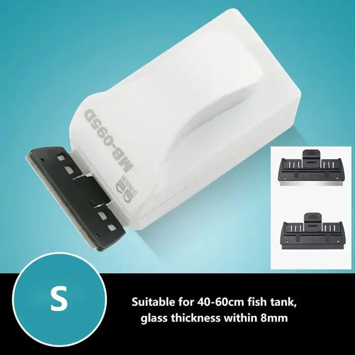 Brosse magnétique flottante pour le nettoyage des vitres d'aquarium