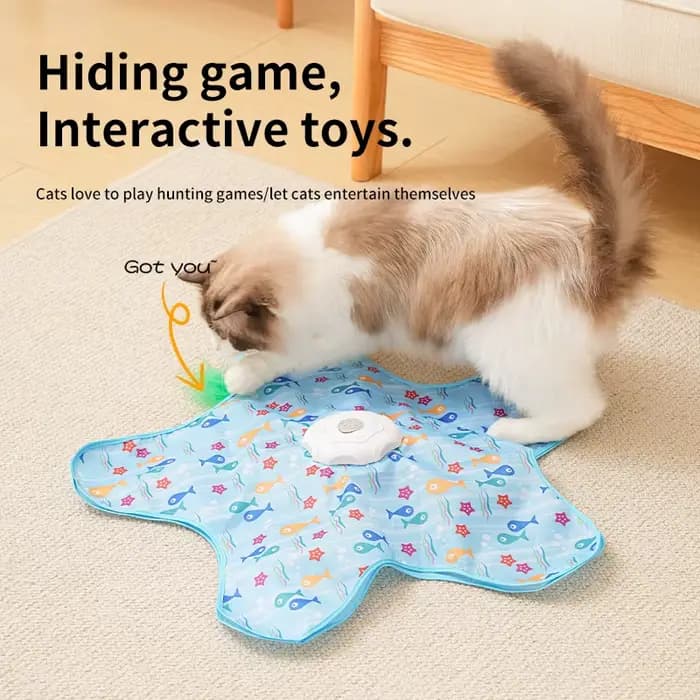 Jouet électrique interactif pour chat : bâton intelligent et amusant pour stimuler et soulager l'ennui