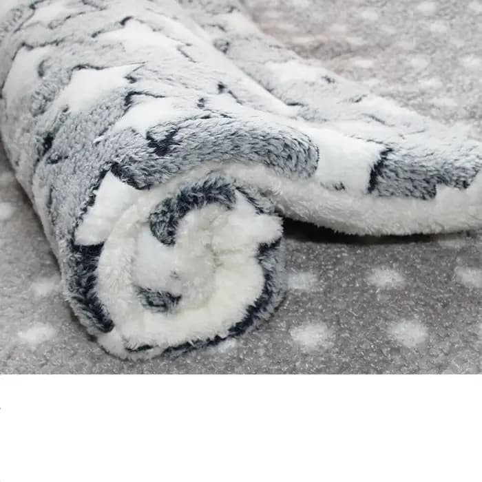 Tapis pour animaux de compagnie en flanelle