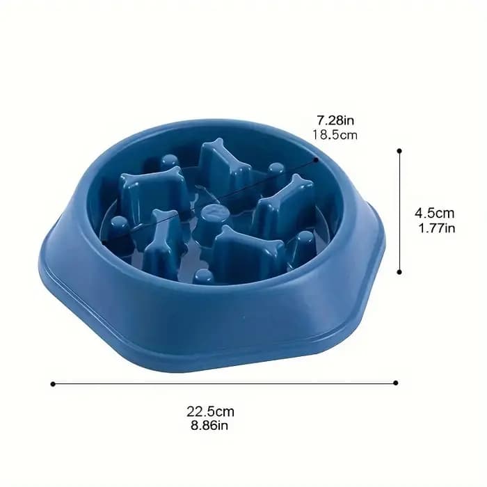 Bol à alimentation lente pour chien, anti-étouffement, accessoires pour animaux de compagnie, gamelle pour chien, alimentation saine, bol d'alimentation pour animaux
