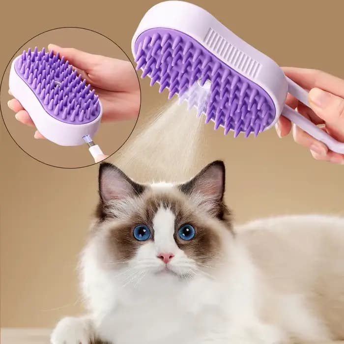 Brosse de pulvérisation Rechargeable pour animaux de compagnie, pour cheveux longs, peigne de Massag