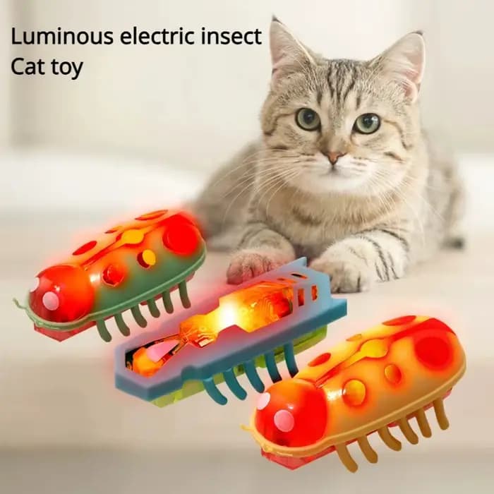 TJavier-Jouets lumineux pour animaux de compagnie, vers électriques, puzzle coule pour animaux de co