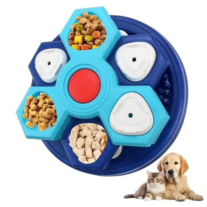 Plat pour animaux à alimentation lente en 4 étapes