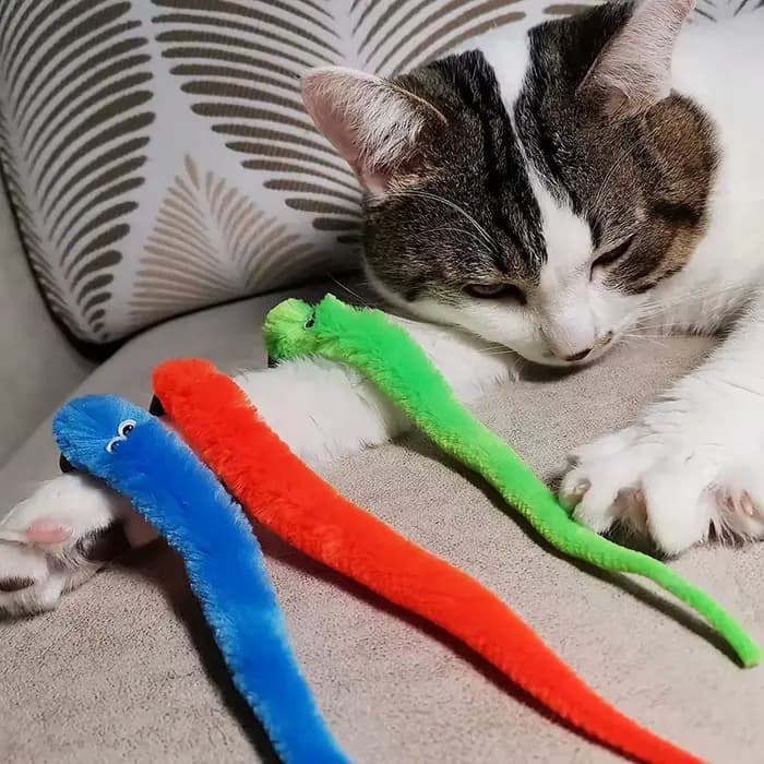 Remplacer des accessoires de jouets en peluche pour chat, tête de remplacement de vers, bâton de cha