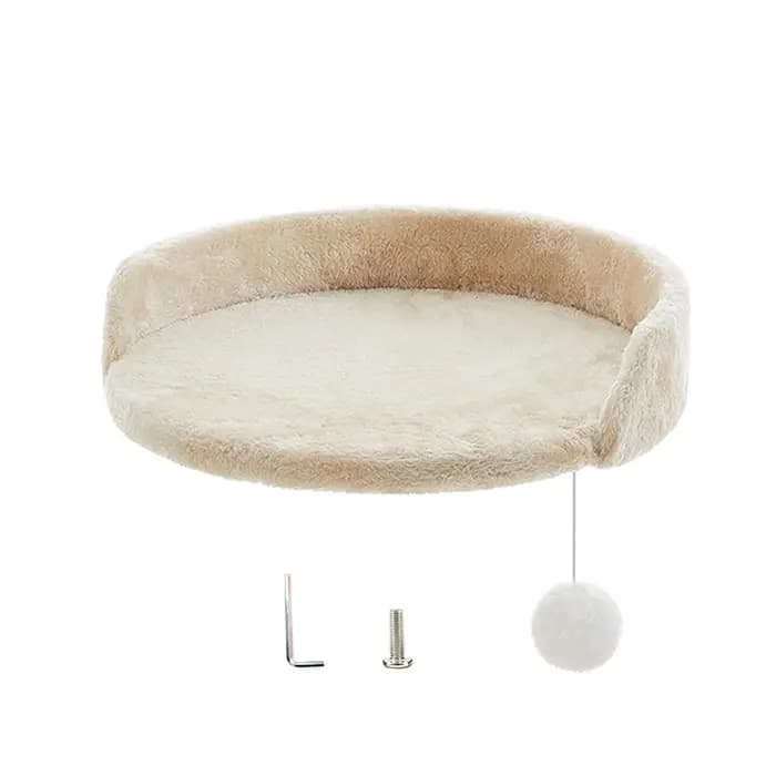Plateforme de remplacement pour arbre à chat en peluche douce de 35 cm