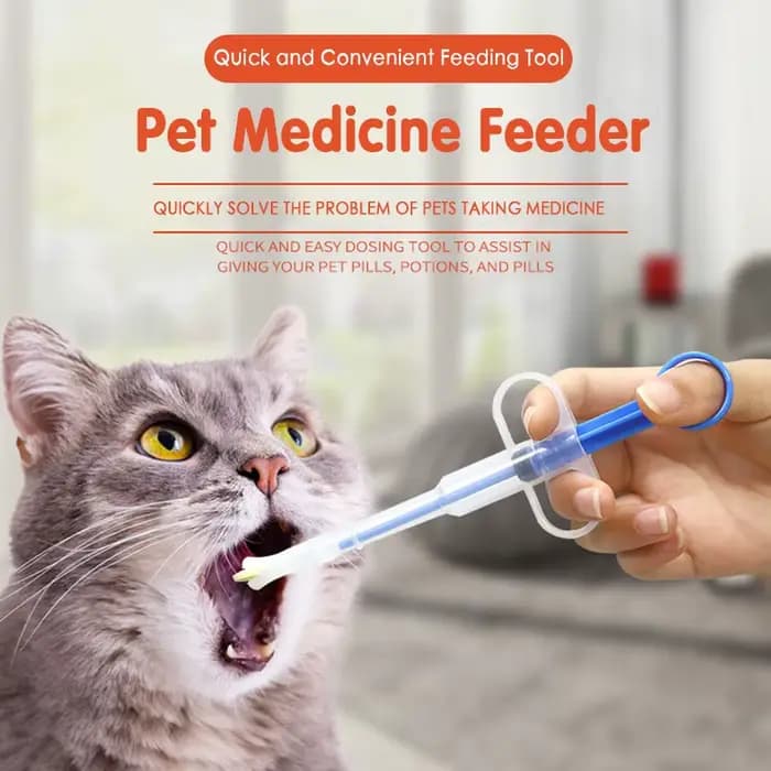 Mangeoire à médicaments pour animaux de compagnie